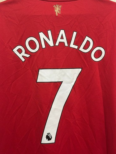 Manchester United 2021 2022 Ronaldo #7 Home Fußball Trikot Adidas H31447 Gr. L - Bild 3 von 6