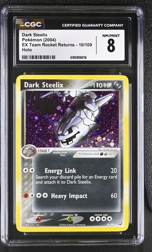 Dark Steelix graded CGC 8 for sale on eBay