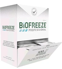 BIOFREEZE Professional Pain Gel 100ct Gel Packets SEALED BOX EXP 2027~ FAST SHIP