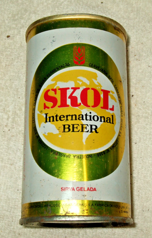 Skol International Beer Can SS Straight Steel
