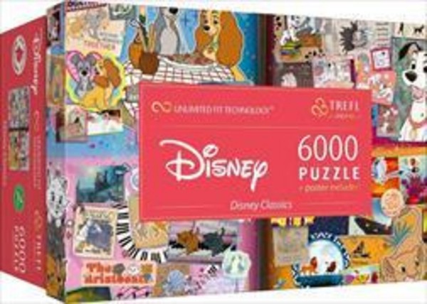 Uft Puzzle 6000 - The Great Book Of Disney-image