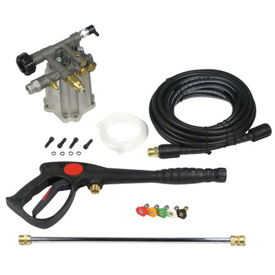 #ad 2800 psi 3 4quot; Shaft Horizontal Pressure Washer Water Pump amp; Deluxe Spray Kit $243.99