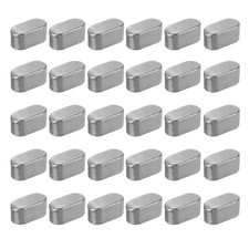 30 Pcs Round Ended Feather Key, 10x6x6mm Drive Shaft Parallel Keys