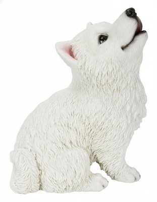 Hi Line Gift Ltd Howling Eskimo Puppy Statue