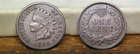 1883 INDIAN HEAD CENT PENNY US COIN