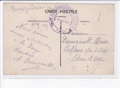 STEMPEL: Semi-Permanent Zug Nr.17 bis P.L.M. - sehr guter Zustand