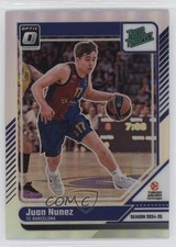 2024 Panini Donruss EuroLeague Rated Prospects Optic Holo Prizm Juan Nunez 14mf