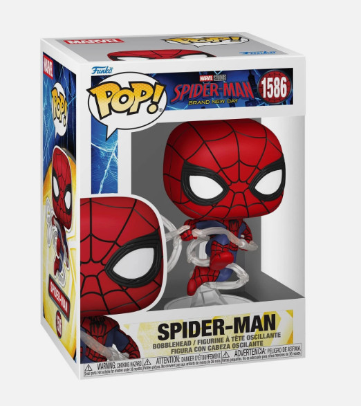 New Funko POP! Spider-Man Brand New Day Swinging Vinyl Figure #1586