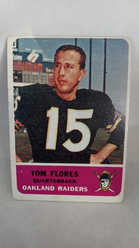 Tom Flores #68 1962 Fleer card