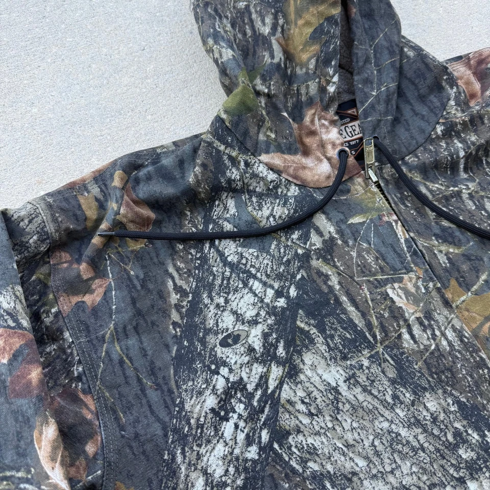 Chaqueta con Capucha Natural Gear Tree Bark Camuflada Cremallera Completa Para Hombre Foto 2 de 4