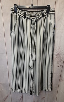 NWT John Paul Richards Women's Size M White & Black Pants