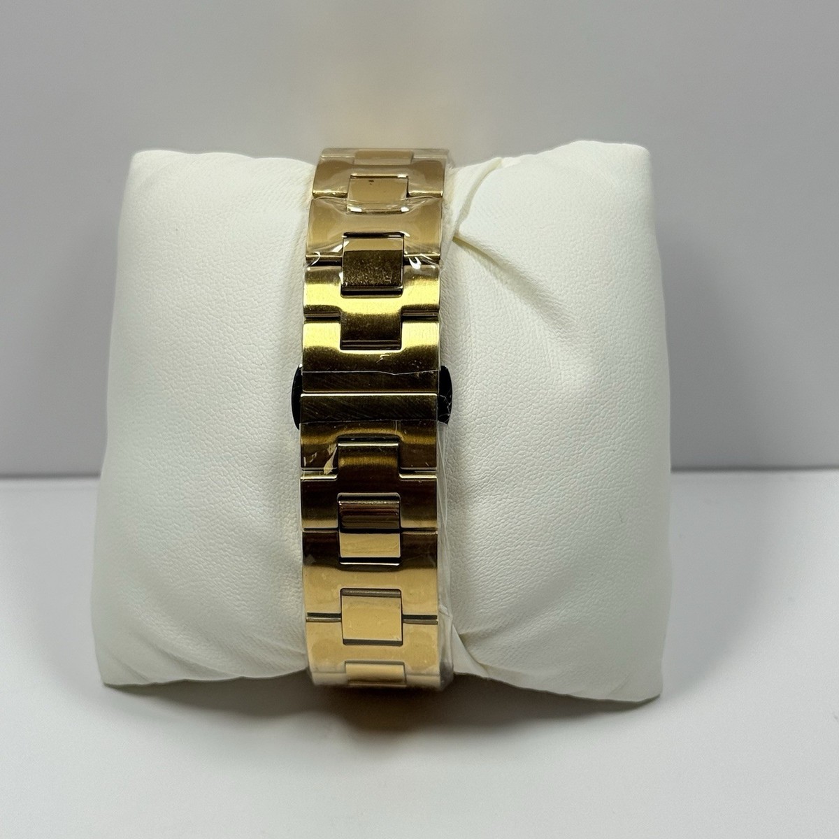 New Movado Bold Yellow Gold Tone Crystal Dot Bracelet 36mm Women