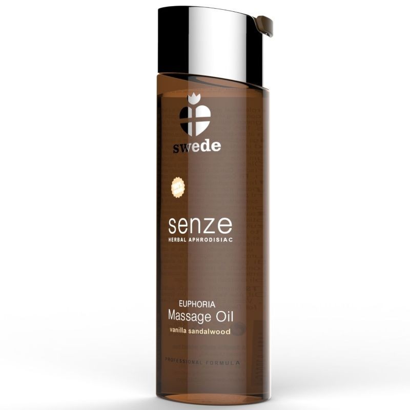 SWEDE Huile de massage aphrodisiaque euphorie élixir de plantes premium 150 ml