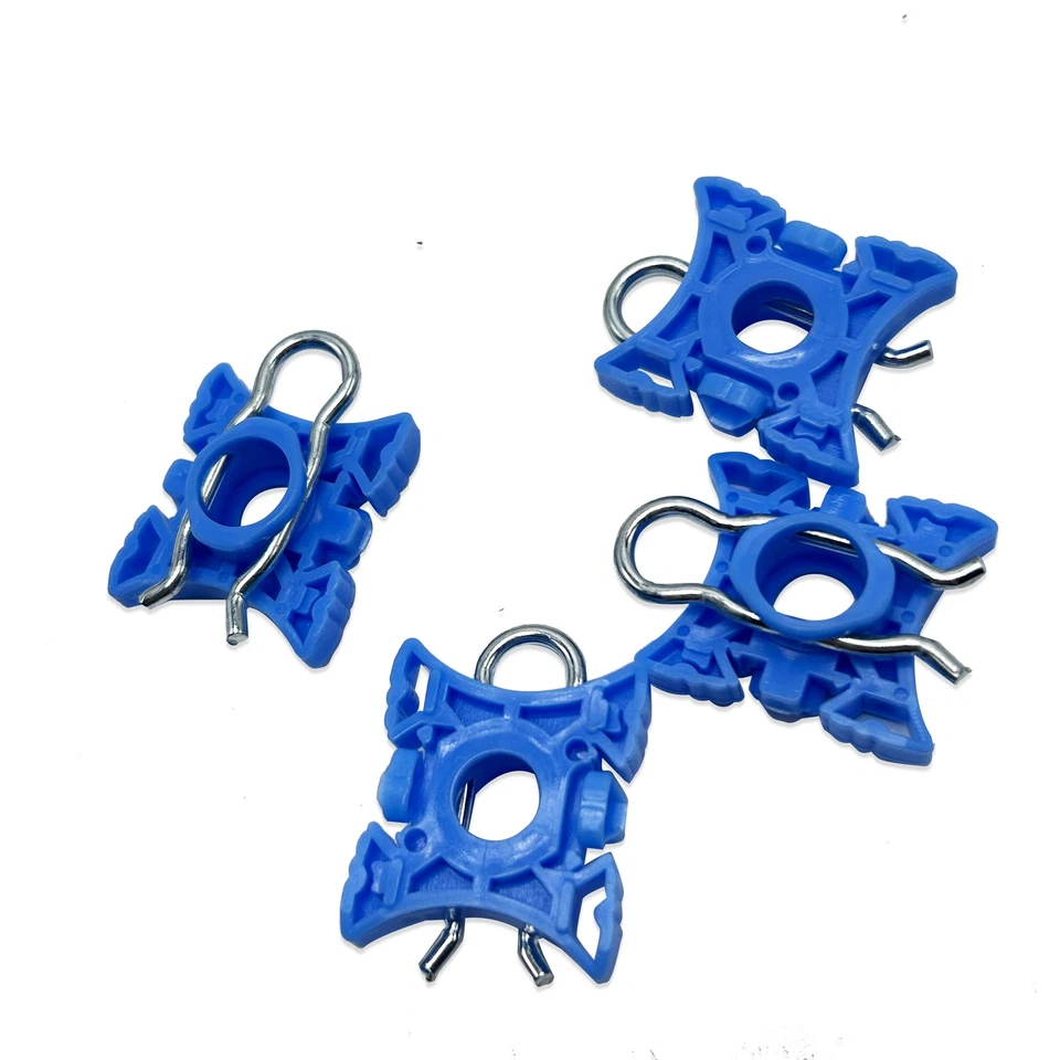 For 1992-1995 Volvo 940 3509416 Set of 4 Window Regulator Sliding Pivot Clips Foto 2 de 4