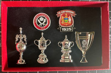 Sheffield United 3D Trophy Pin Badge Set