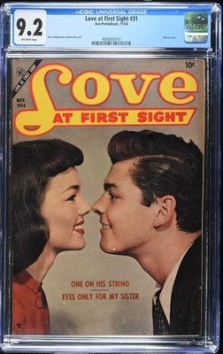 Love at First Sight #31 CGC 9.2 (1954) Frank Frazetta Art Featured Ace