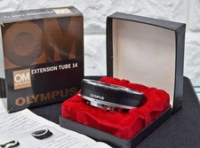 Exc 5 Olympus OM System Auto Extension Tube 14 w/ Box, Manual From JP