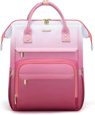 Gradient Laptop Backpack for Women 15.6 Inch Waterproof Travel Bag
