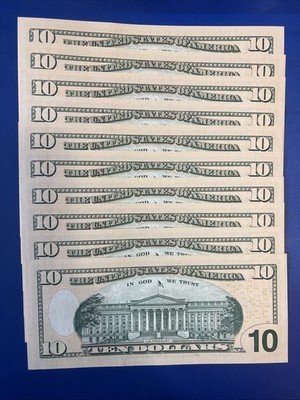 10 TEN DOLLAR STAR NOTE ($10 DOLLAR STAR BILL NOTE) - UNCIRCULATED