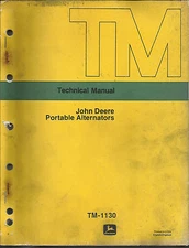 JOHN DEER PORTABLE ALTERNATORS TECHNICAL MANUAL