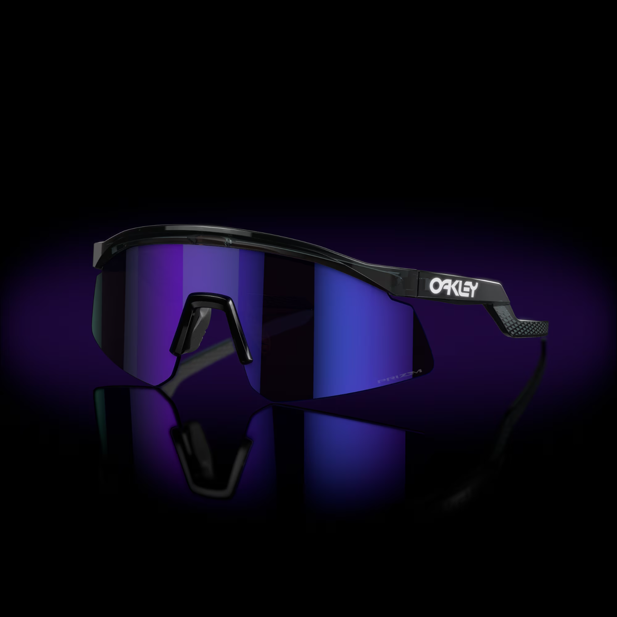 OAKLEY HYDRA CRYSTAL BLACK WITH PRIZM VIOLET PURPLE SUNGLASSES