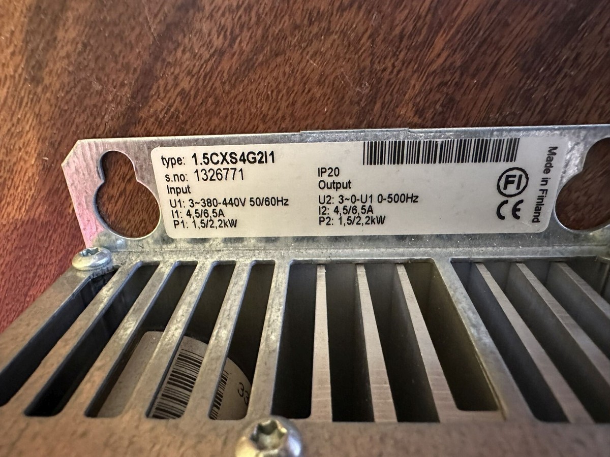 Vacon 1.5CXS4G2I1 variable frequency drive 1326771 | eBay