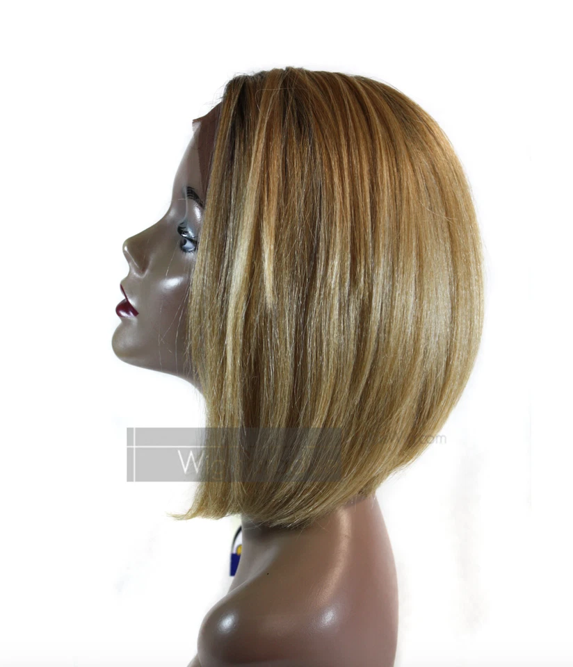 Motown Tress Synthetic Full Straight Bob Beyonce Style LSDP Olay Lace Front Wig - Image 2 of 3