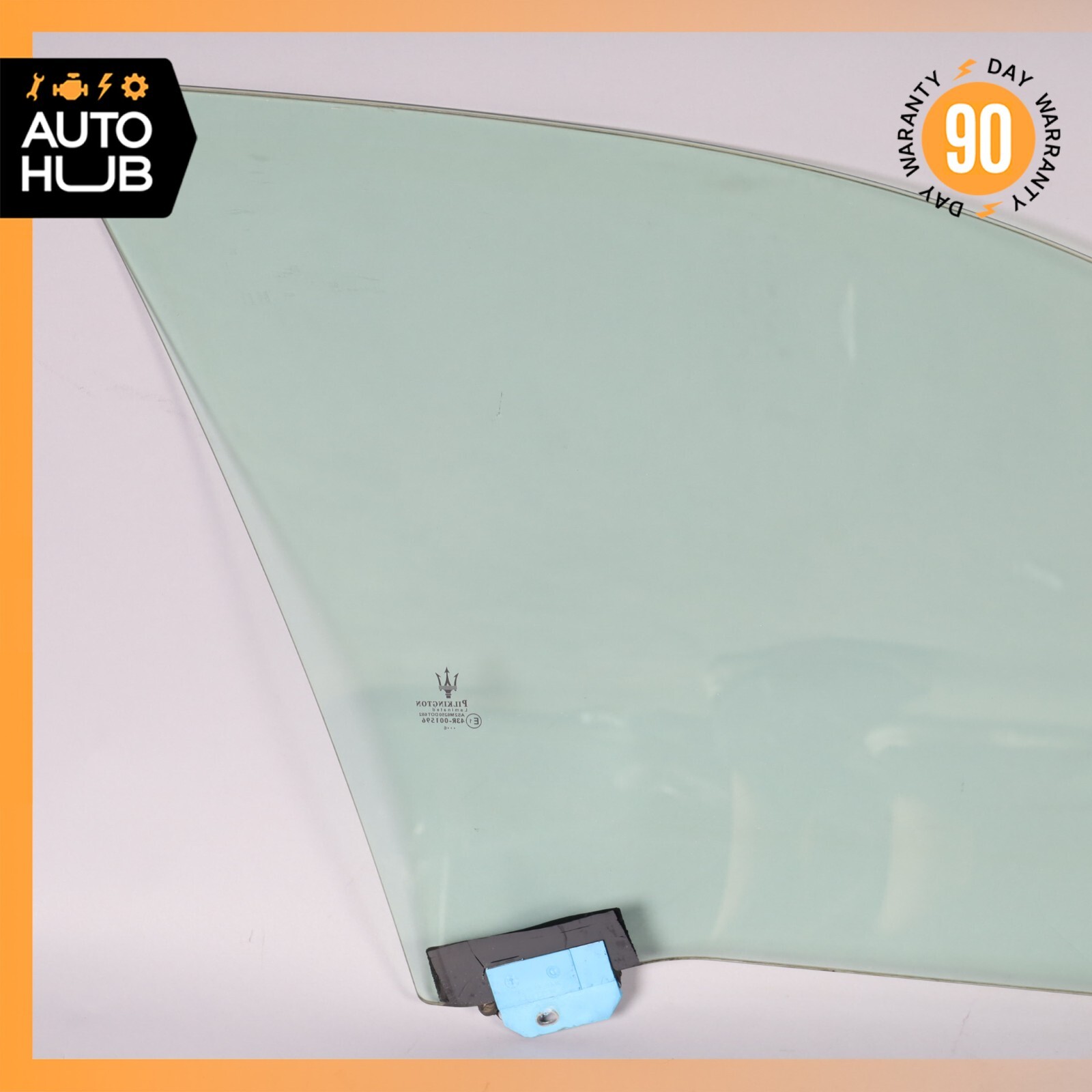 03-13 Maserati Quattroporte M139 Front Left Side Door Window Glass OEM 79k