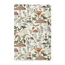 Mushrooms Berries Mini Crib Sheets for Boys Girls Soft Breathable 52"x28"