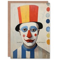 Seltsamer Sanfter Clown Geburtstagskarte