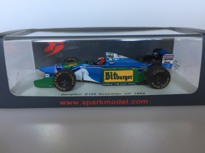 SPARK S4484 BENETTON B194 n°6 GP Australie 1994 - Johnny Herbert 1/43