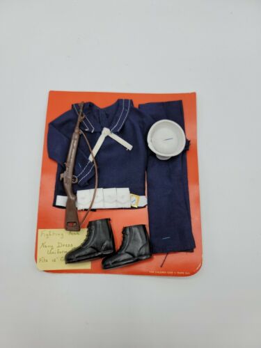 Vintage 1970's Navy Dress Uniform Outfit Fits 12" GI Joe knock off items - Picture 2 of 12