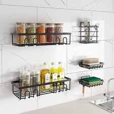 5 Pack Shower Caddy Adhesive Shower Organizer for Bathroom Storage  Kitchen