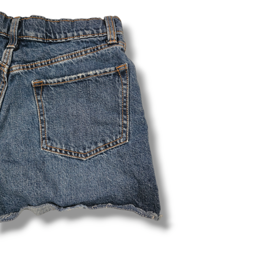 Old Navy Girls blue denim patriotic American Flag USA cut-off jean shorts sZ 16 - Picture 4 of 8