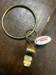 VINTAGE SECURITY DEPARTMENT WHISTLE LOT WITH RINGS UNIVERSITY OF MARYLAND