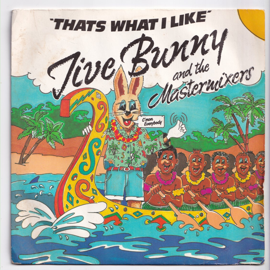 (nT575) Jive Bunny & The Mastermixers, Thats What I Like - 1989 - 7"" vinyl