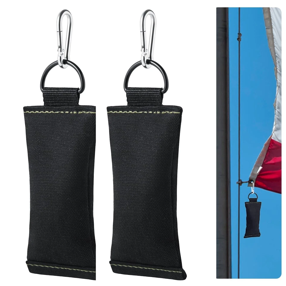 2件装旗杆重量1磅国旗夹重量旗杆配重 — 第 2/4 张图片