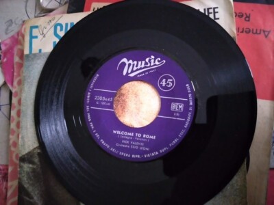 7'' RICK VALENTE WELCOME TO ROME SIE ONLY LEI EX