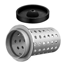QNK 4"x7" Perforated Vacuum Casting Flask Stainless Steel Casting Jewelry Making