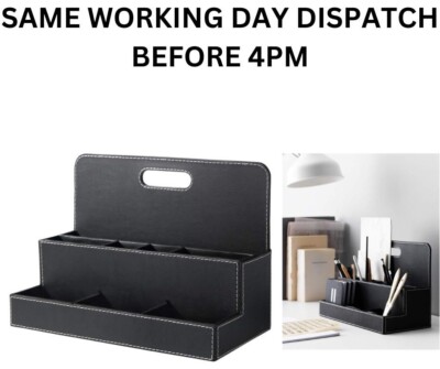 IKEA Rissla Organizer Da Scrivania, Nero - Portapenne, Telefono, USB, 32x16x23 Cm - Foto 10