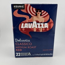 Lavazza Classico Coffee K-Cup Pods Medium Roast 22/Box 6001 1058894