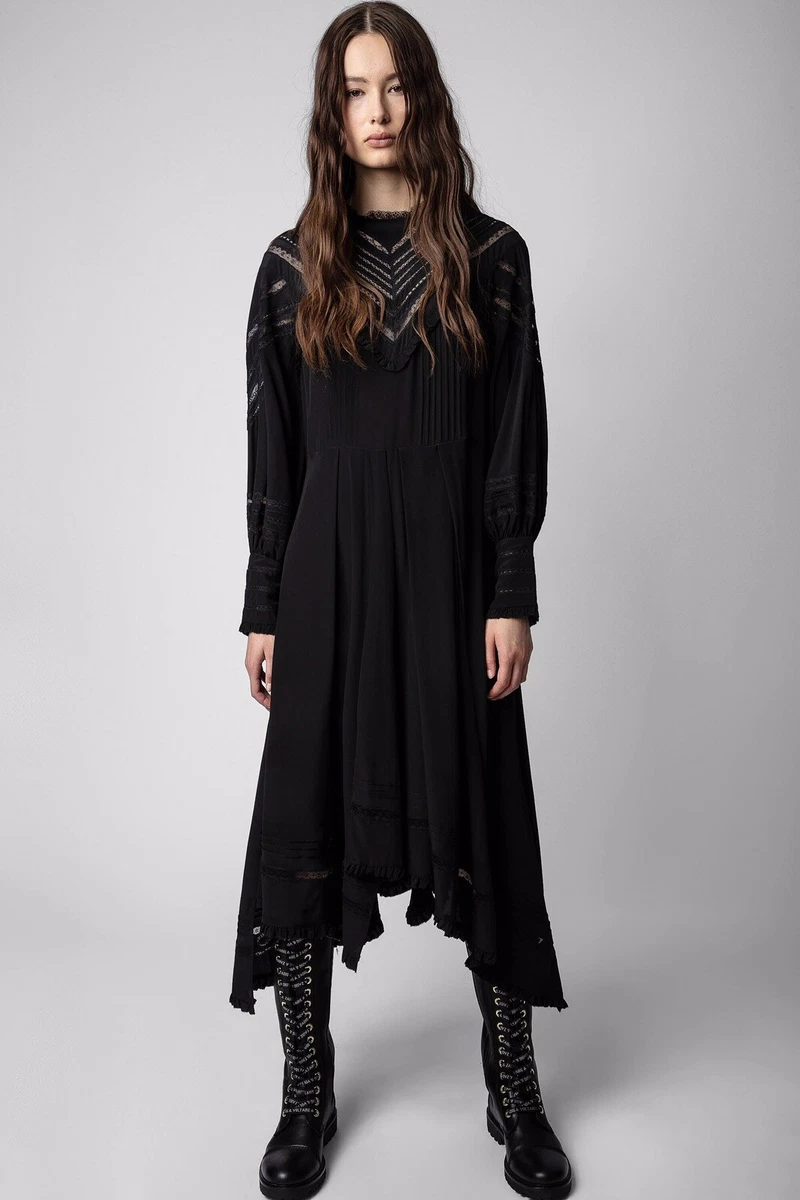 Zadig and best sale voltaire black dress