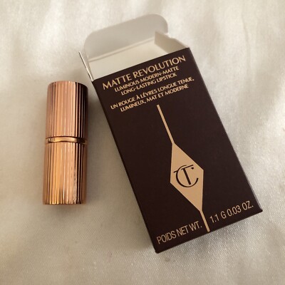 Charlotte Tilbury Matte Revolution Lipstick Shade Pillow Talk 1.1g Mini NIB