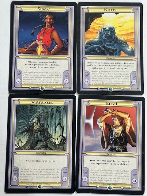 MTG Card Lot Vanguard 1997 Karn, Sisay, more, Oversized Lot