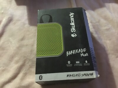 skullcandy speaker barricade mini new yellow blk