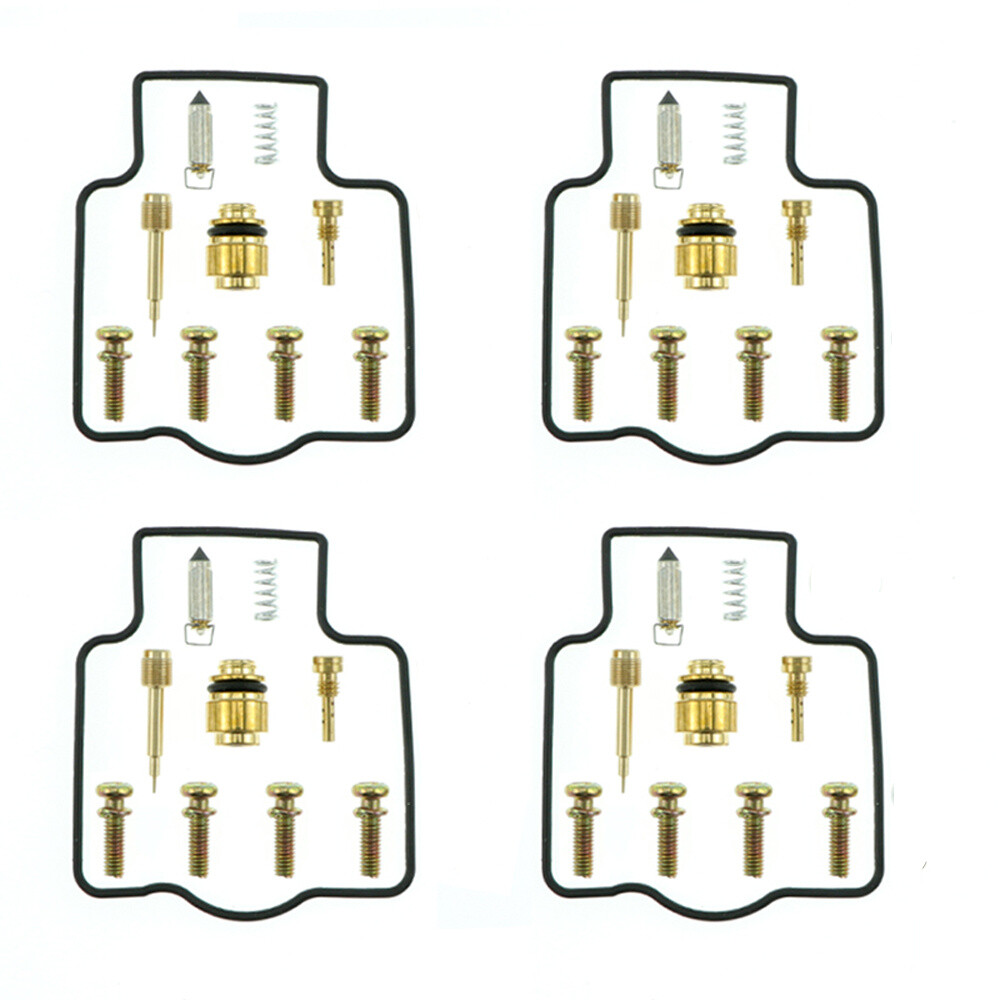 あきページ 4 Sets Carburetor Repair Kit Rebuild For 1994-1997 Kawasaki ZX900