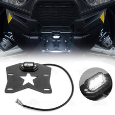 For Kawasaki Teryx 750 800 KRX 1000 UTV Universal LED LIGHT License Plate Frame 