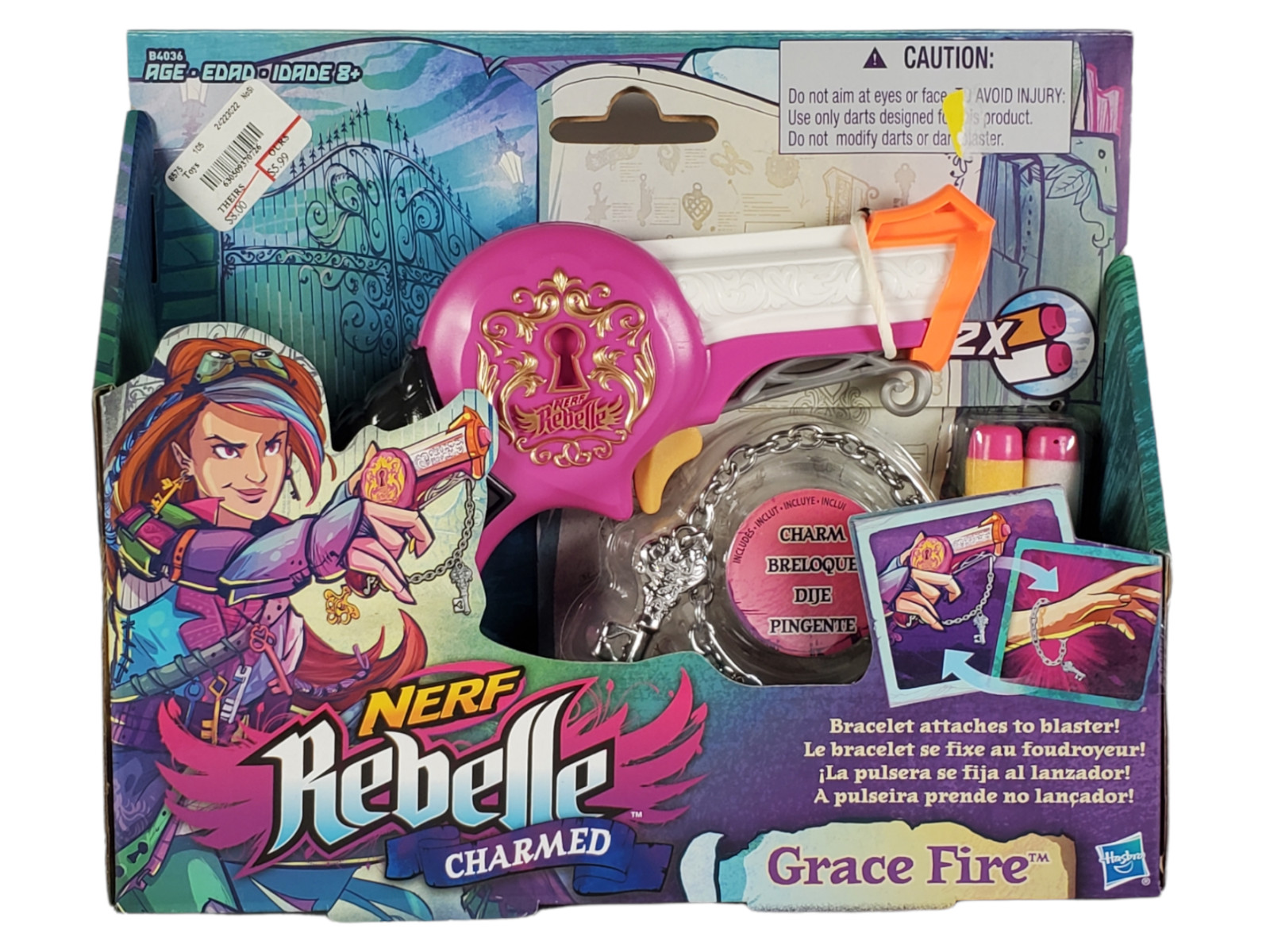 Nerf Rebelle Charmed Grace Fire Brand New