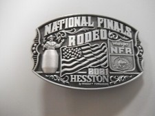 Hesston National Finals Rodeo 2021 belt buckle adult size