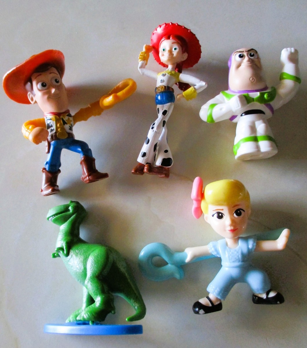 Disney/Pixar TOY STORY 5 Mini Figures, Woody/Jessie/Rex/Bo Peep